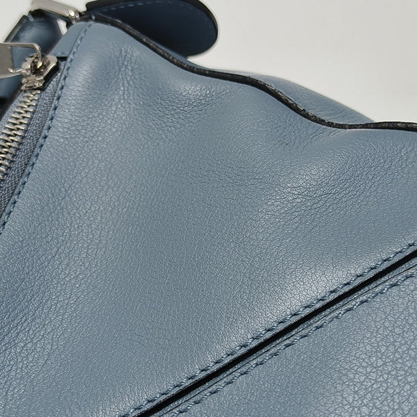 Puzzle Small Calfskin Blue