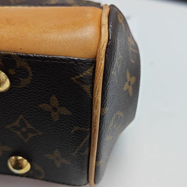 BEVERLY MM Monogram Coated Canvas Brown