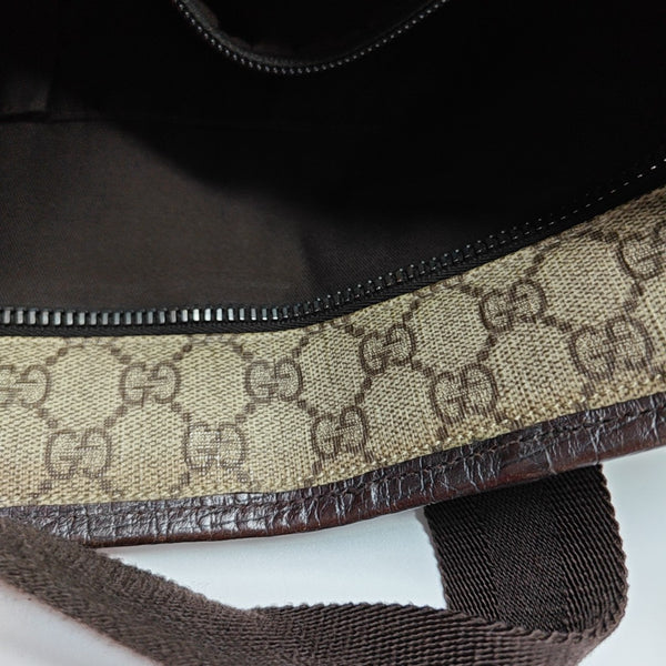 Monogram Coated Canvas Tote Bag Black