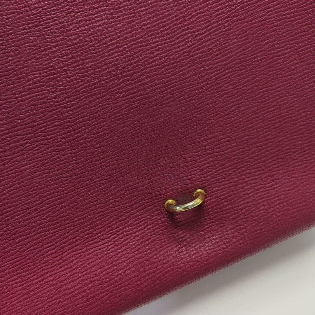 Macken Small Calfskin Red