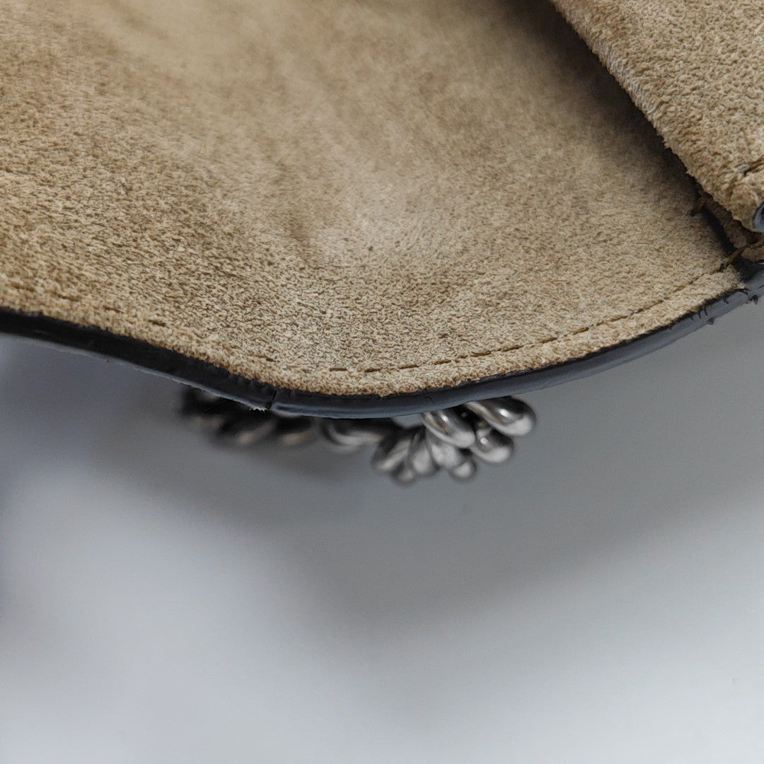 Dionysus Mini Monogram Coated Canvas Beige