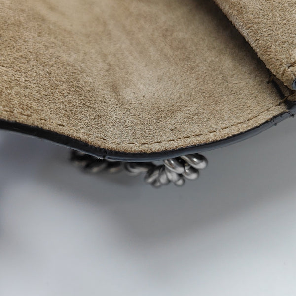 Dionysus Mini Monogram Coated Canvas Beige