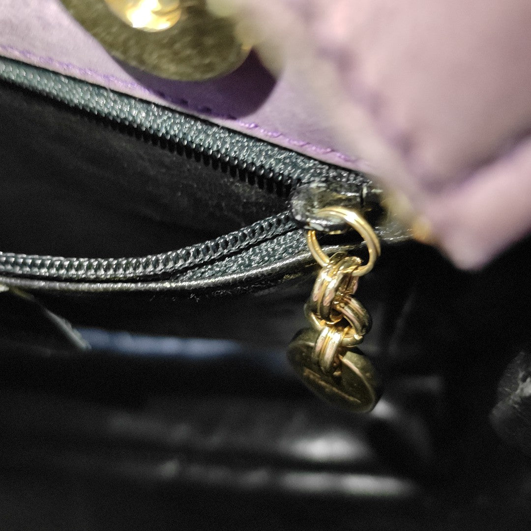 Suede Shoulder Bag Purple
