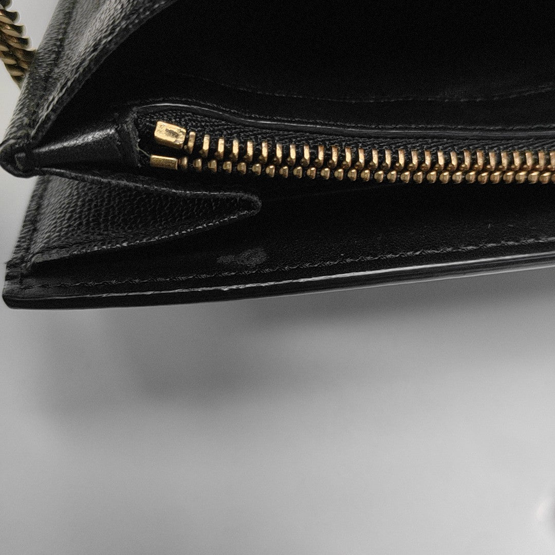 Calfskin Shoulder Bag Black