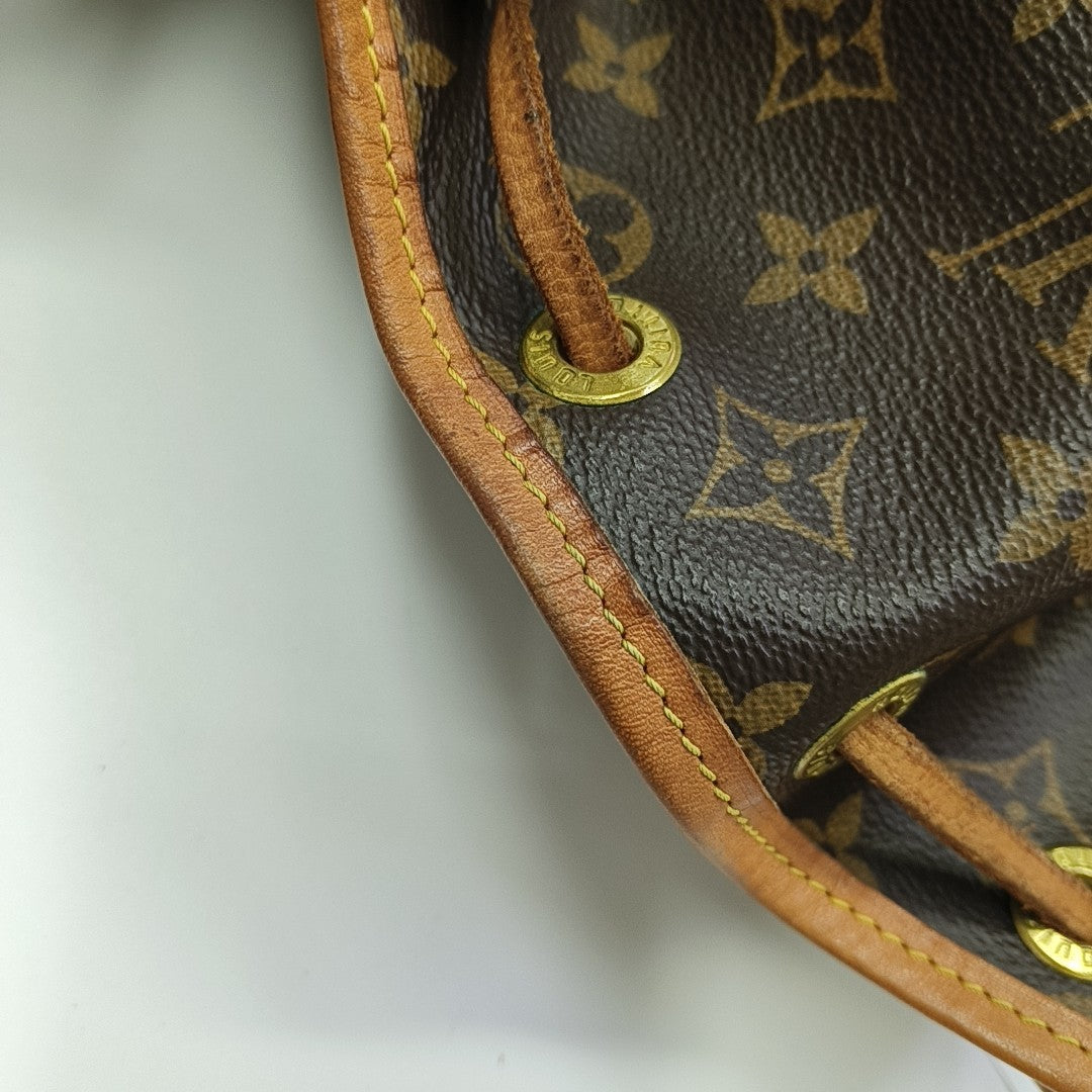 NOÉ BB Monogram Coated Canvas Brown