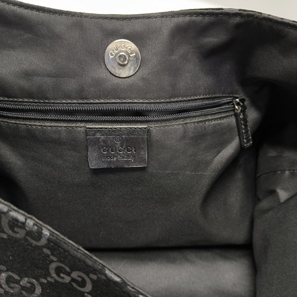 Suede Shoulder Bag Black