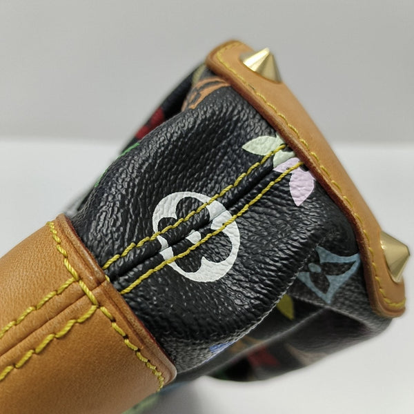 JUDY PM Monogram Coated Canvas Black