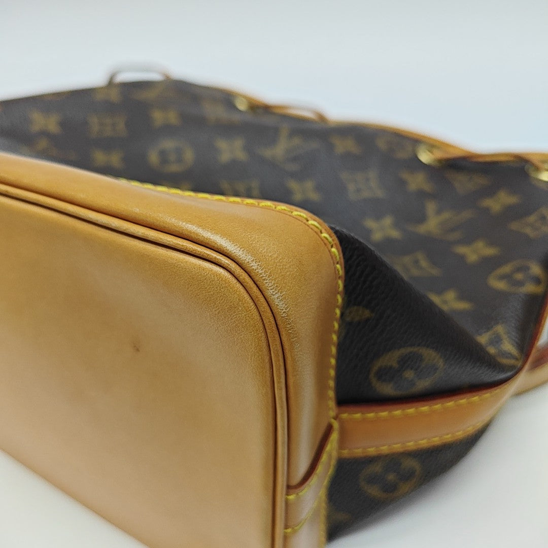 NOÉ BB Monogram Coated Canvas Brown