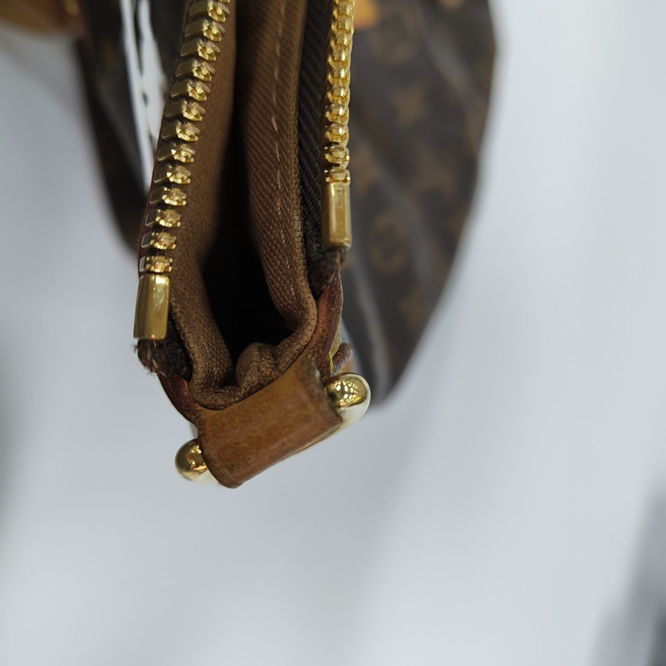 PALERMO GM Monogram Coated Canvas Brown