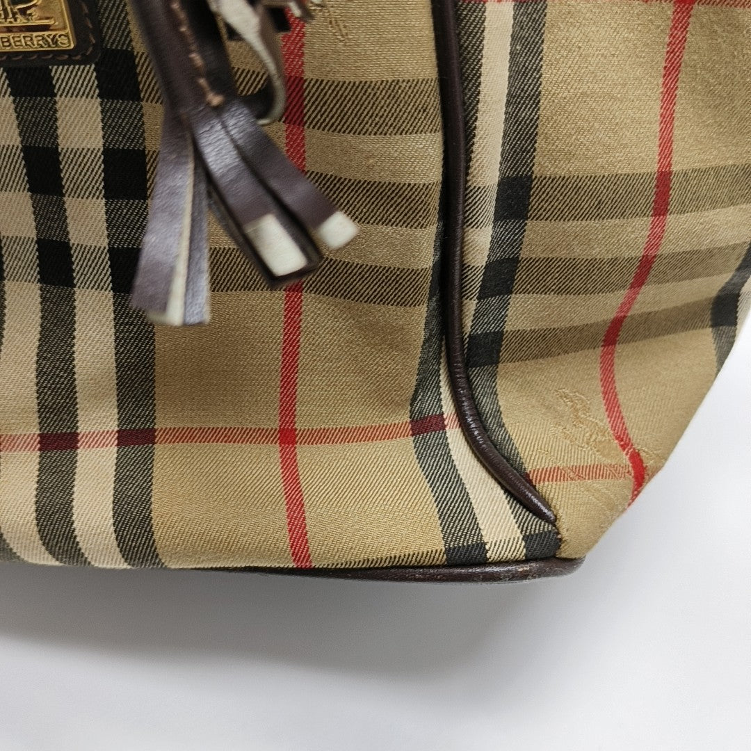 Canvas Shoulder Bag Brown