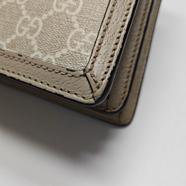 Ophidia Small Monogram Coated Canvas White