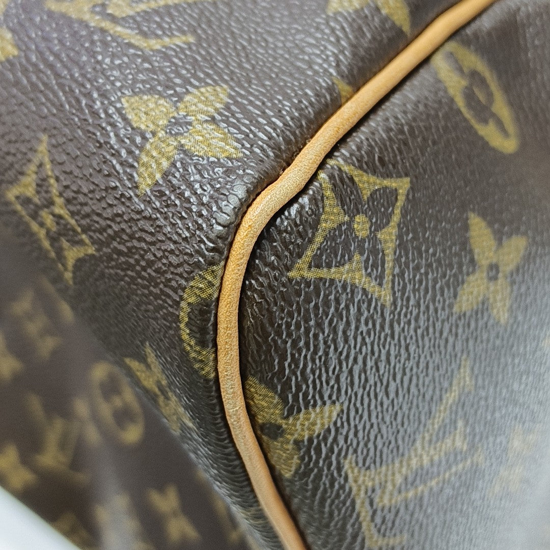 SPEEDY 30 Monogram Coated Canvas Brown