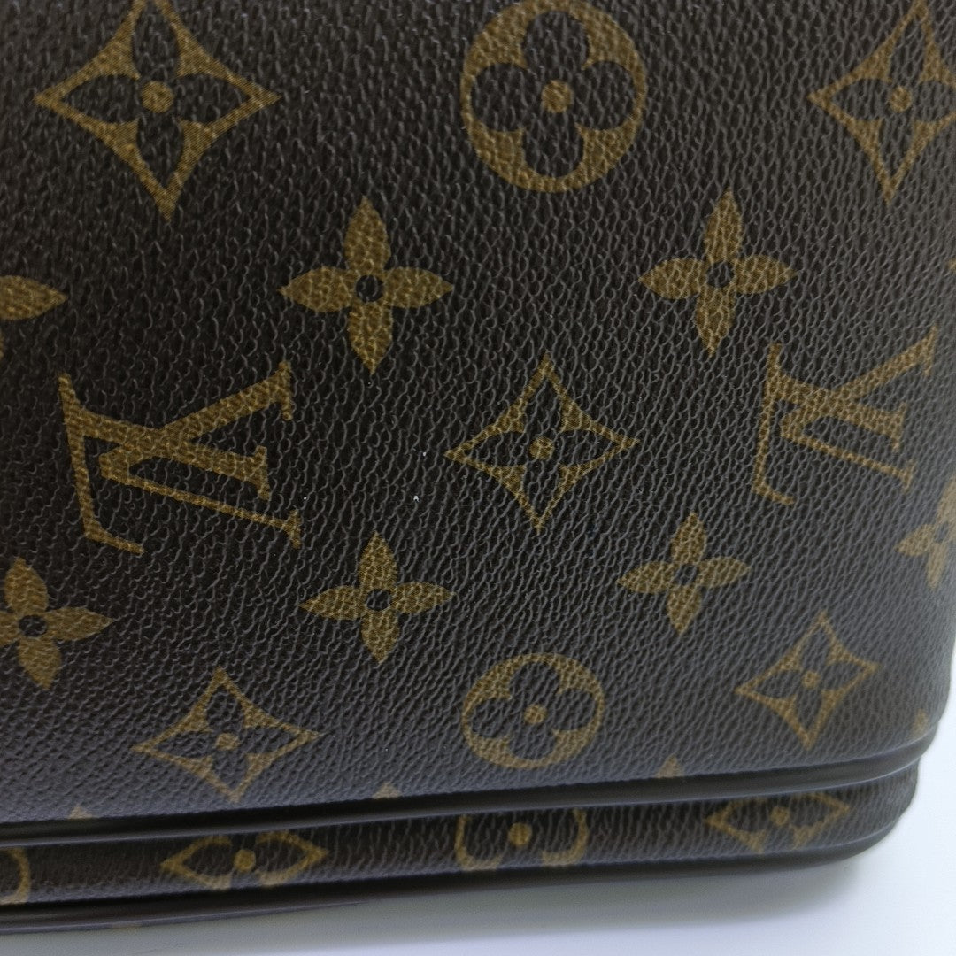 ICARE Monogram Coated Canvas Brown