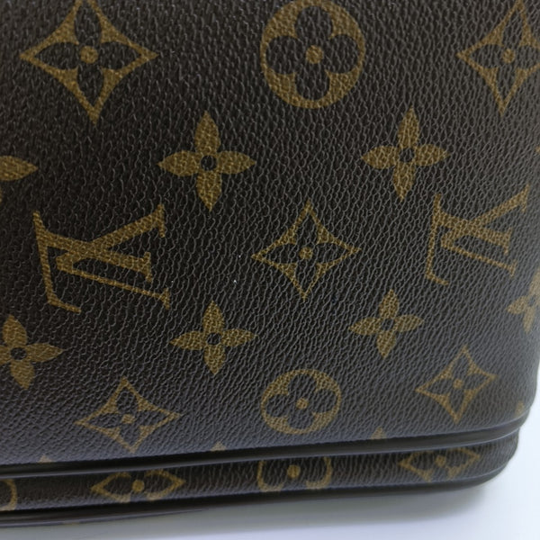 ICARE Monogram Coated Canvas Brown
