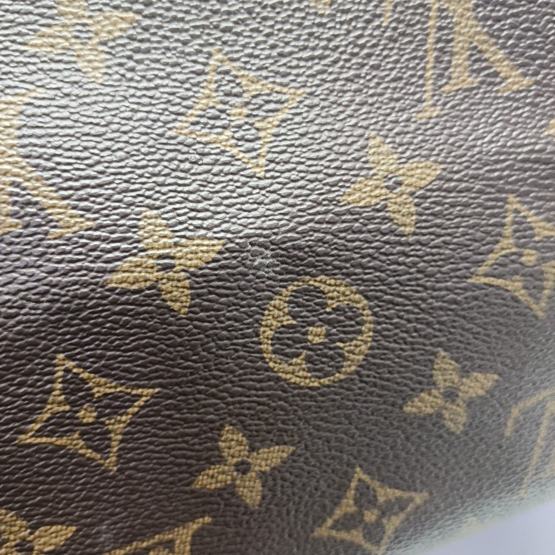 SPEEDY 30 Monogram Coated Canvas Brown