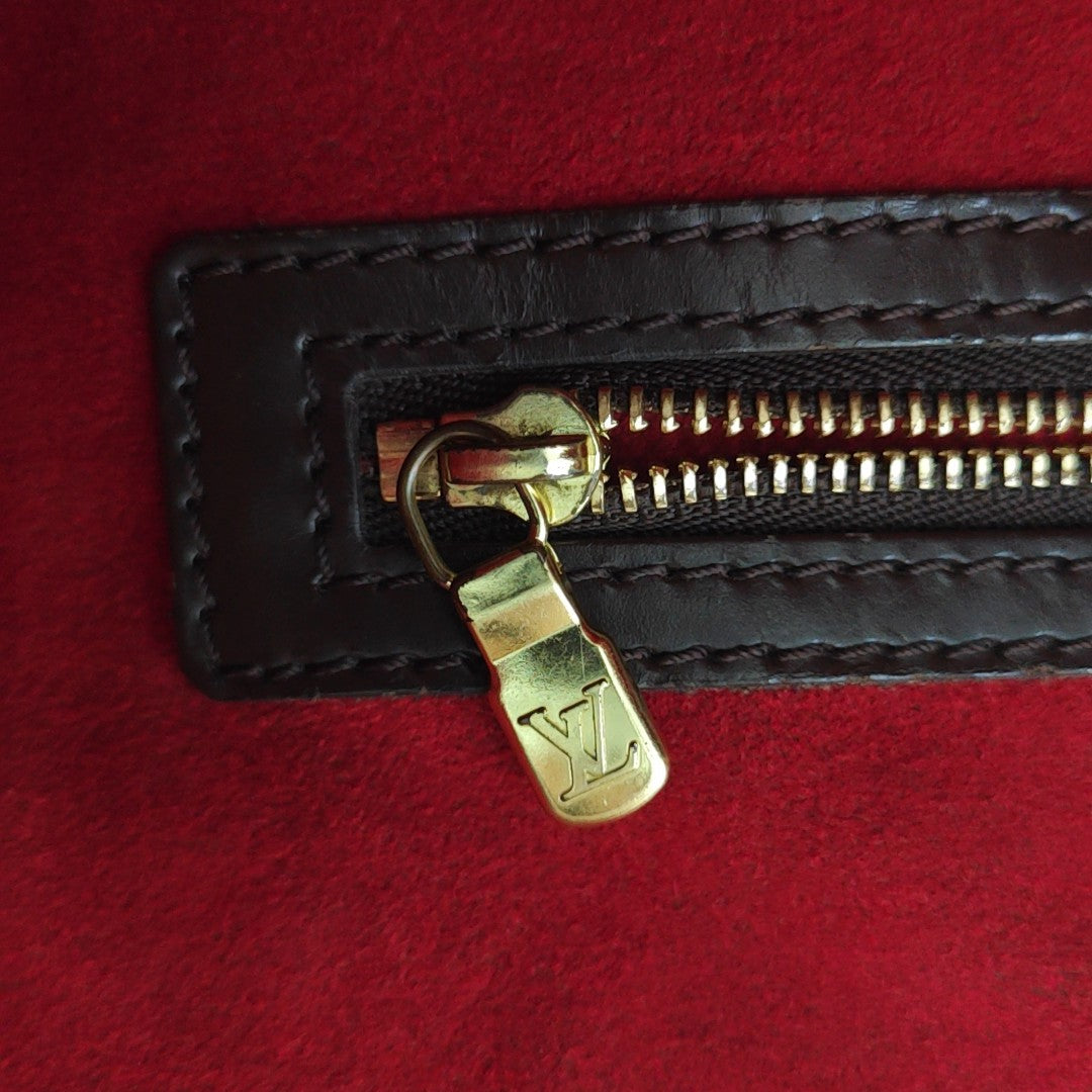 HAMPSTEAD PM Damier Ebene Coated Canvas Brown