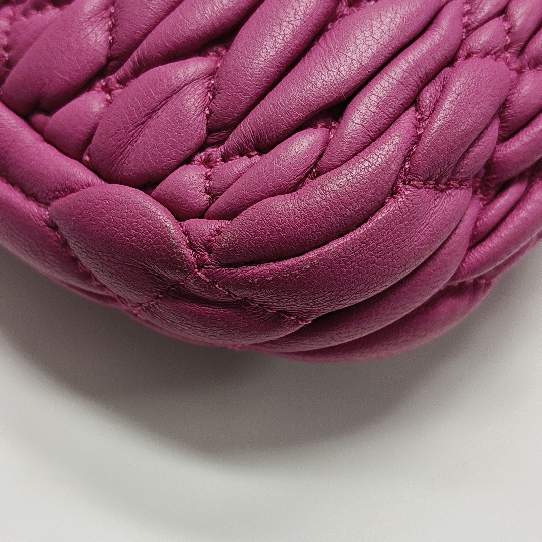 Crystal Quilted Lambskin Pink