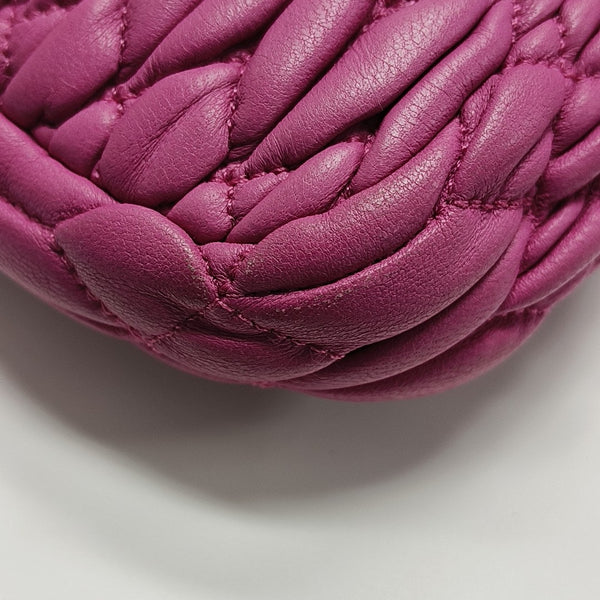 Crystal Quilted Lambskin Pink
