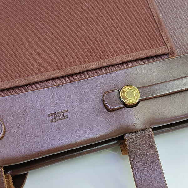 Herbag Cabas Coated Canvas Red