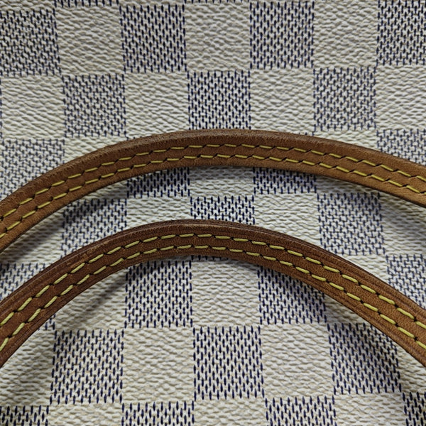 NEVERFULL MM Damier Azur Coated Canvas White