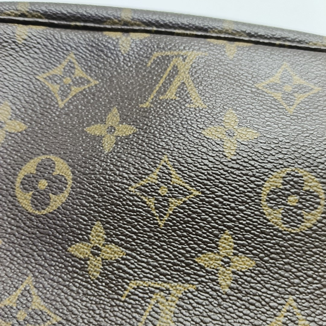 ACCESSOIRES Monogram Coated Canvas Brown