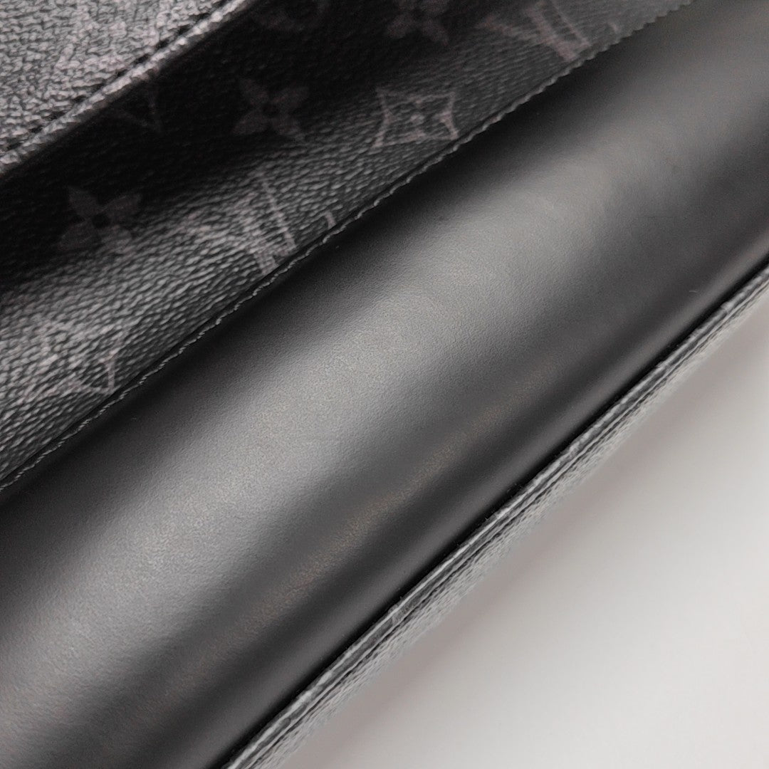VOYAGER PM Monogram Coated Canvas Black