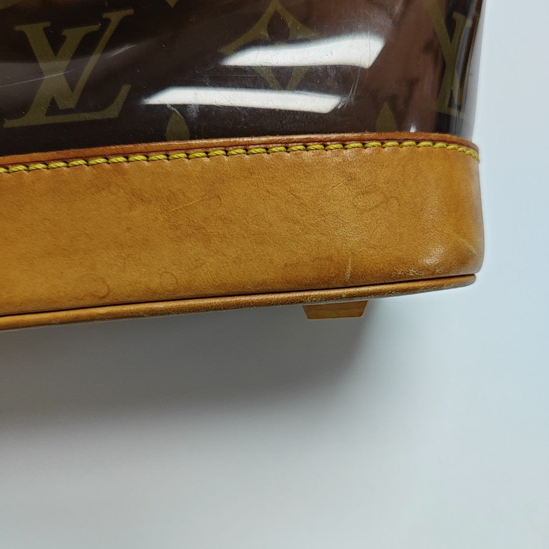 SAC AMBRE PM Monogram Plastic Brown