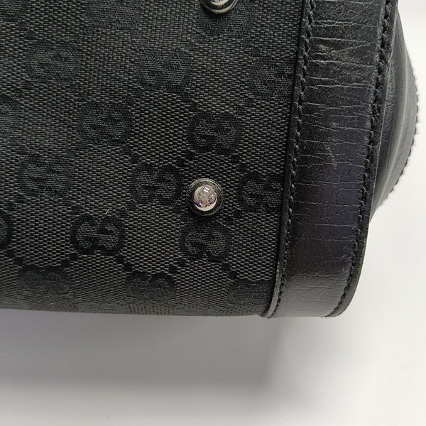 Monogram Canvas Top Handle Bag Black