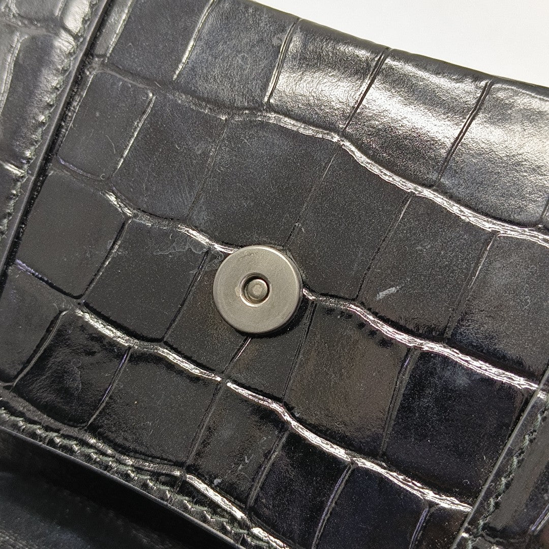 Hourglass Small Calfskin Black