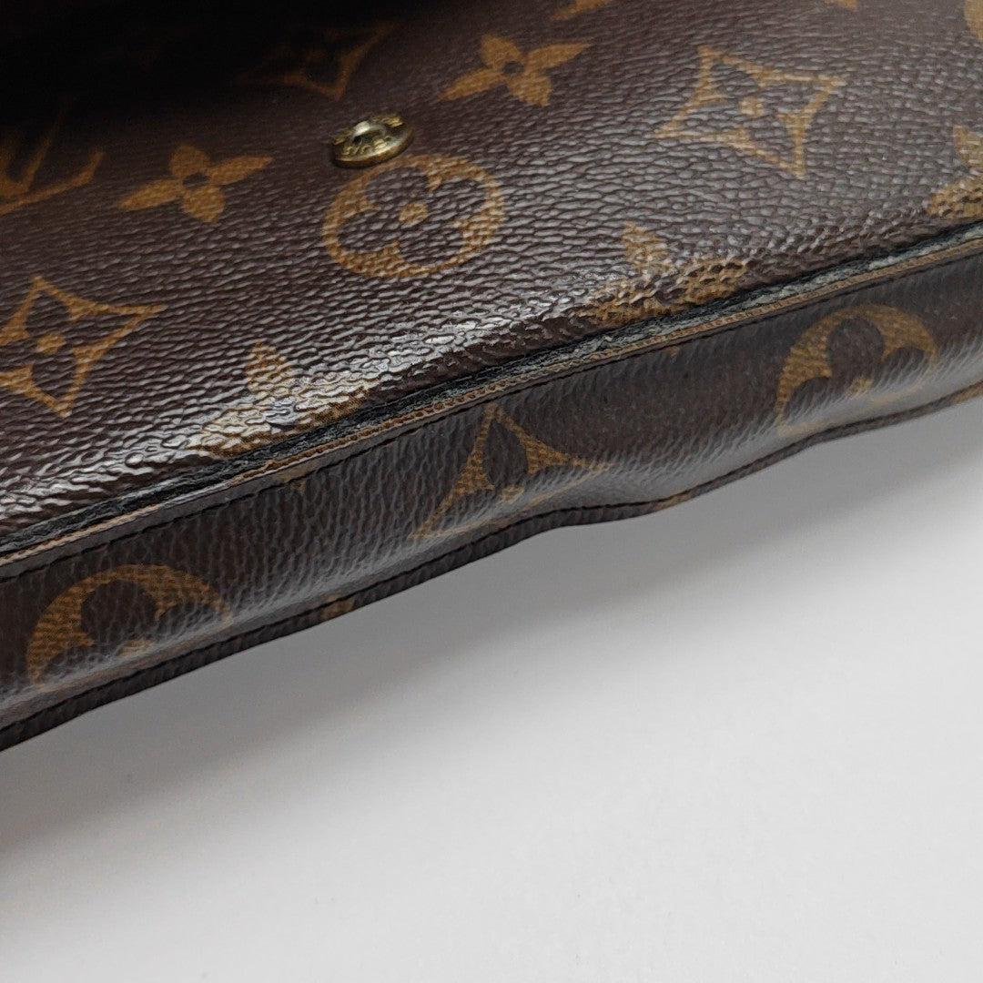 FÉLICIE Monogram Coated Canvas Brown