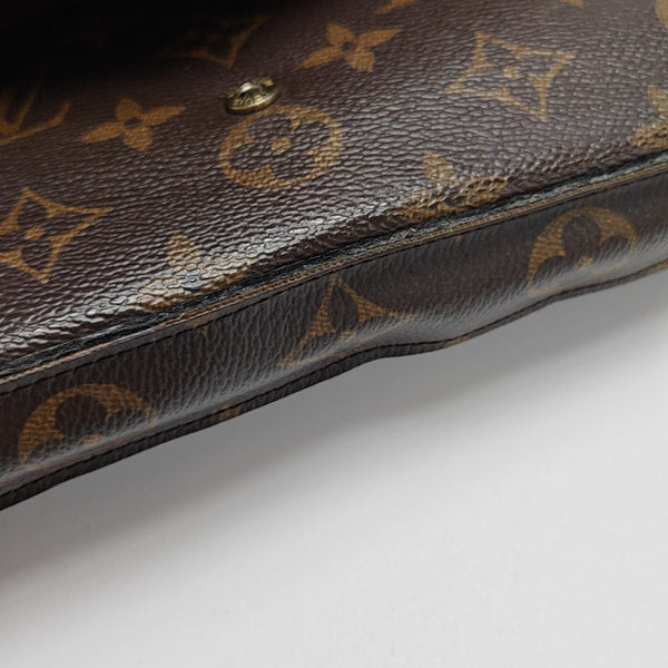 FÉLICIE Monogram Coated Canvas Brown