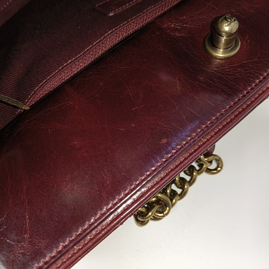 Quilted Calfskin Tote Bag Red