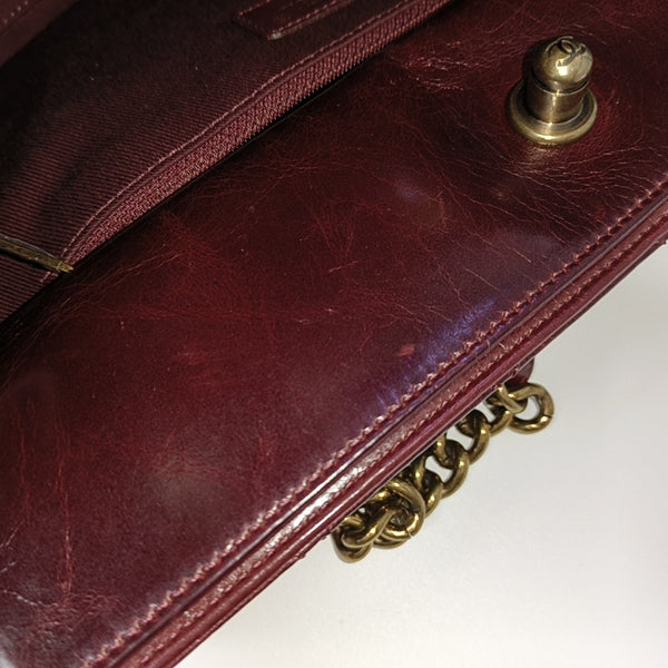Quilted Calfskin Tote Bag Red