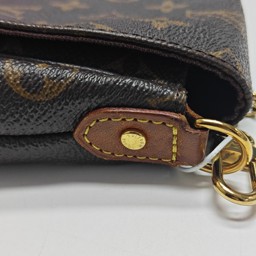 FAVORITE PM Monogram Coated Canvas Brown