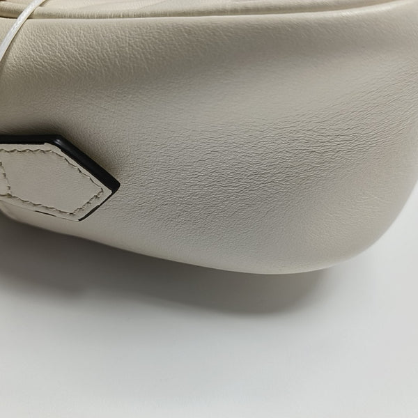 GG Marmont Small Quilted Calfskin White