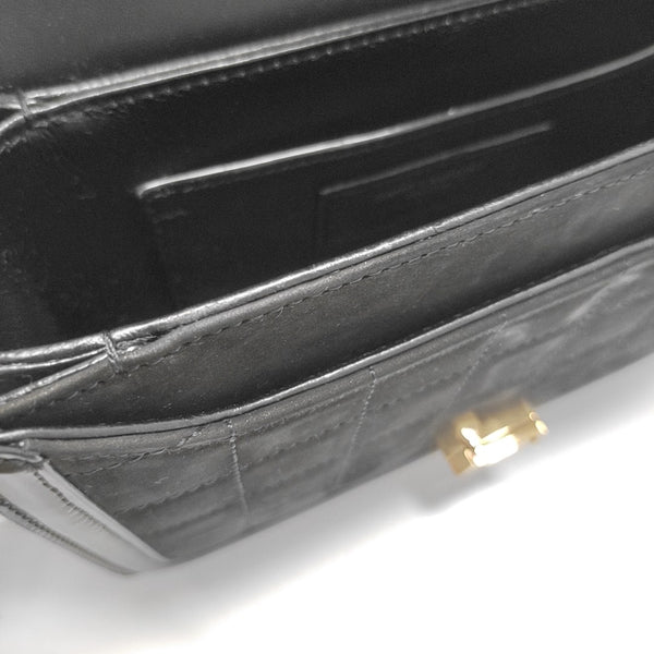 SOLFERINO Small Quilted Calfskin Black