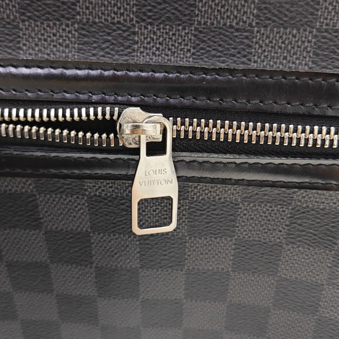 MICHAEL Damier Graphite Coated Canvas Gray