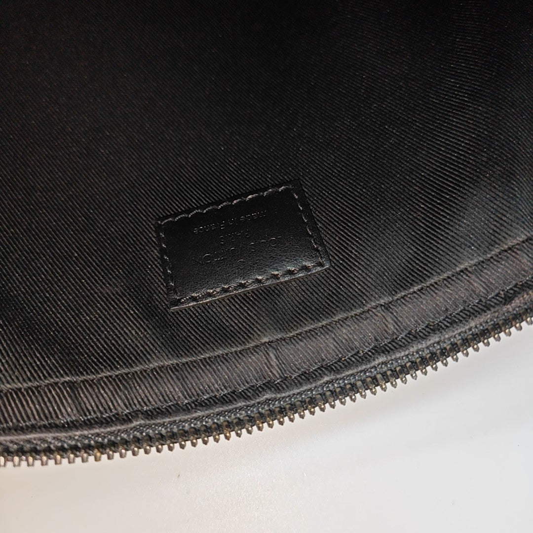 TRIO Monogram Coated Canvas Gray