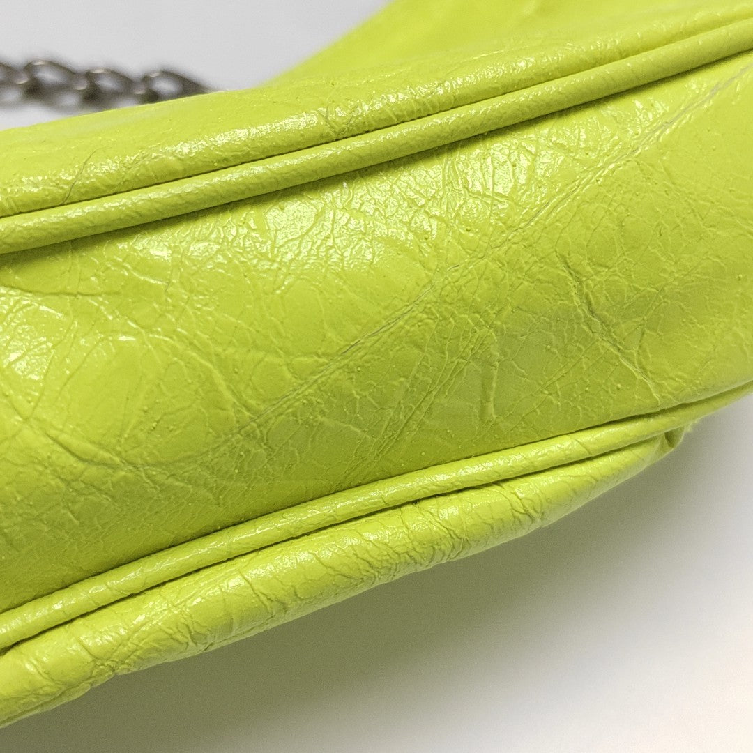 Le Cagole Mini Calfskin Green