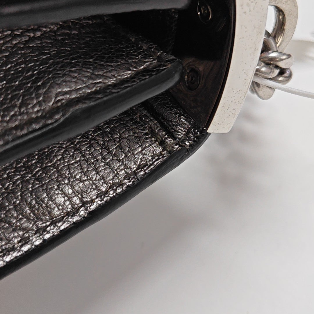 Miu Confidential Calfskin Silver