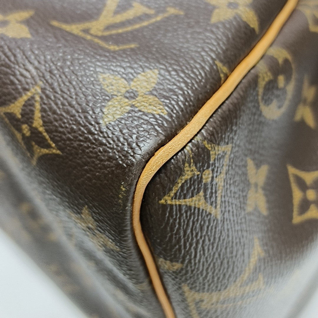 SPEEDY 30 Monogram Coated Canvas Brown