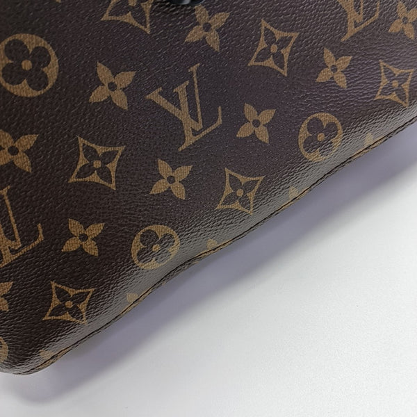 NÉONOÉ MM Monogram Coated Canvas Brown