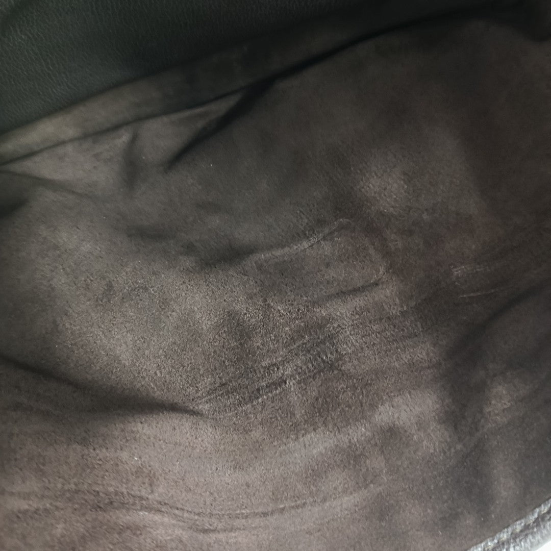 Calfskin Shoulder Bag Brown