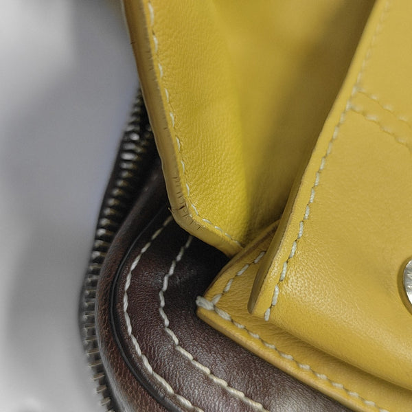 Quilted Calfskin Shoulder Bag Yellow