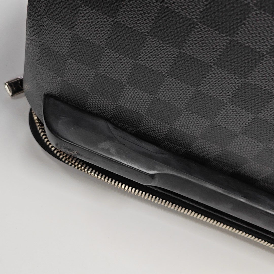 PEGASE 65 Damier Graphite Coated Canvas Black