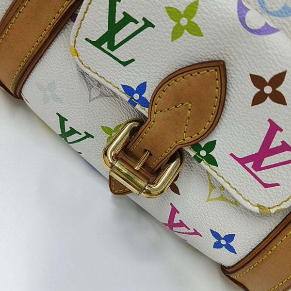 LV × TM PRISCILLA Monogram Coated Canvas White