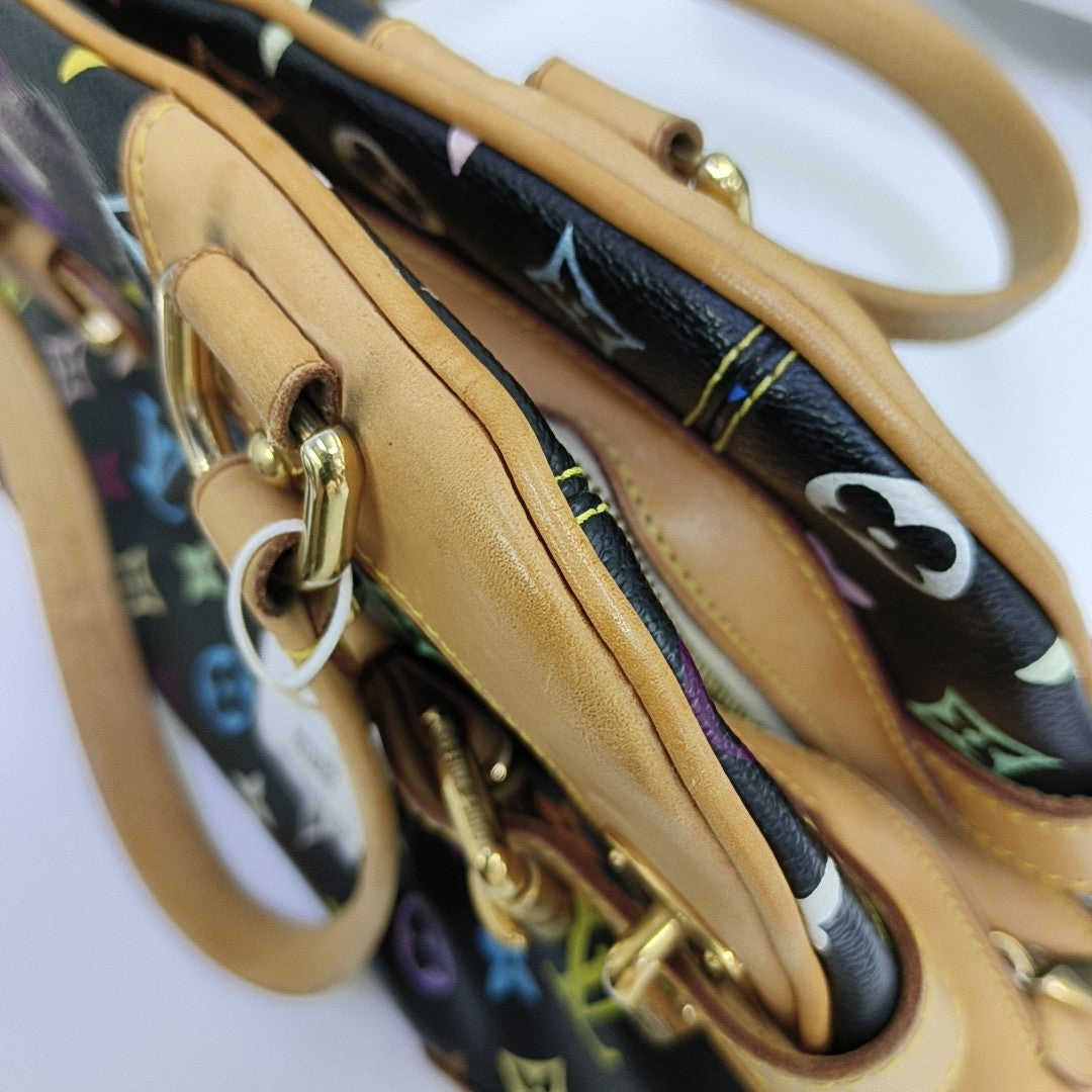 LV × TM CLAUDIA Monogram Coated Canvas Black