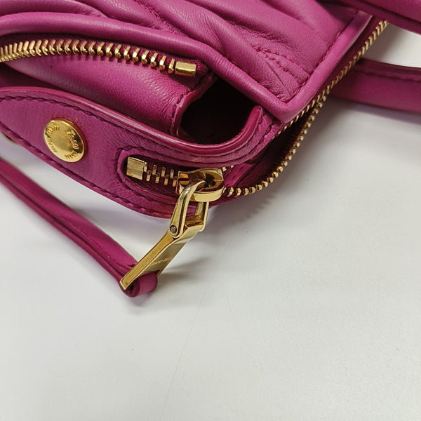 Avenue Quilted Lambskin Red