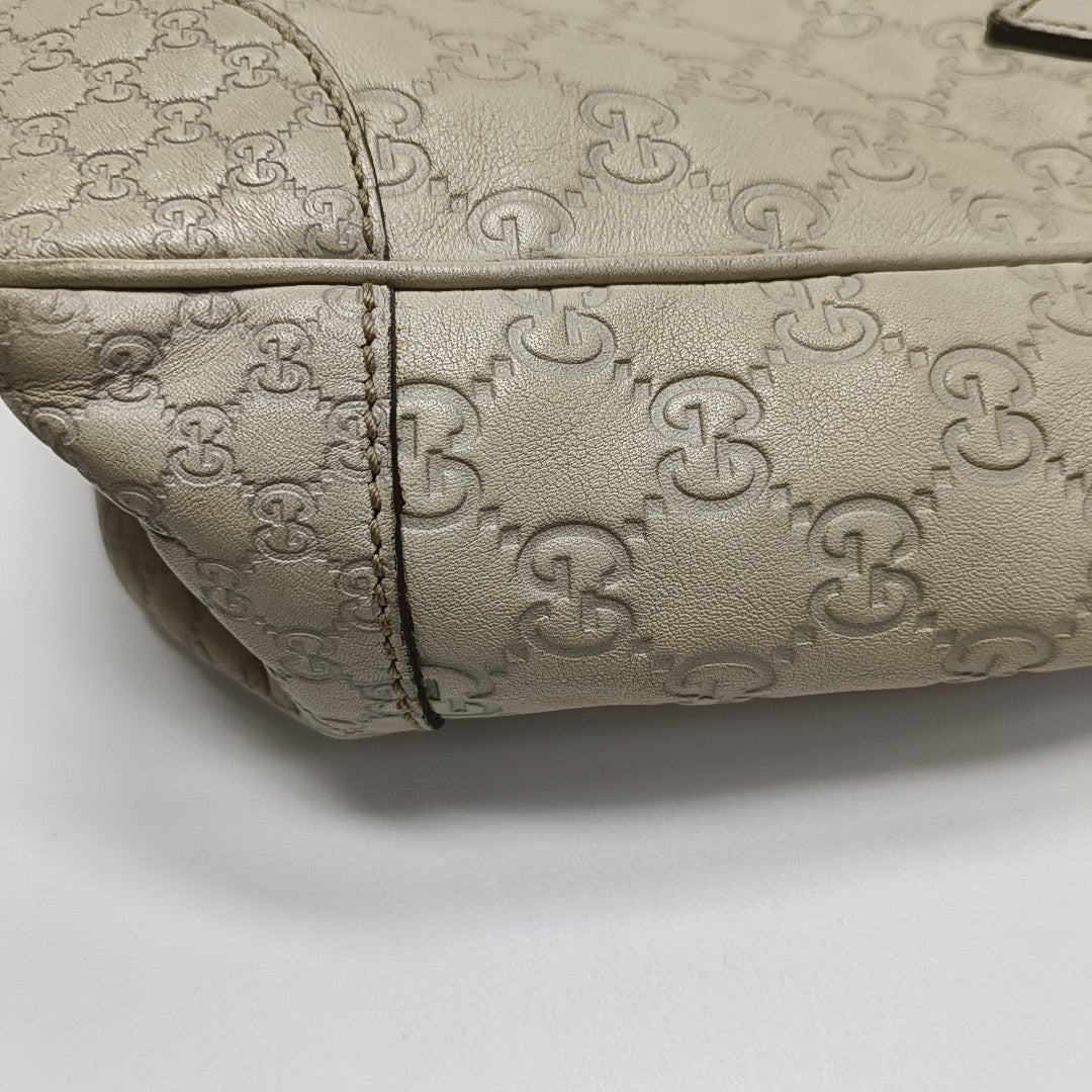 Bree Monogram Calfskin Beige