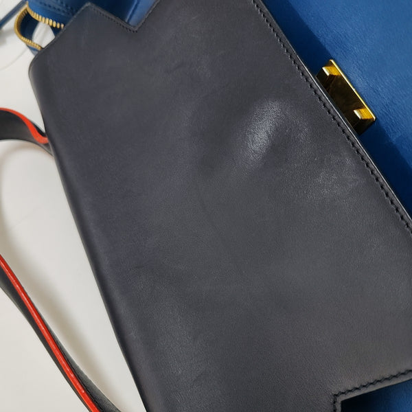 BELT Mini Calfskin Blue